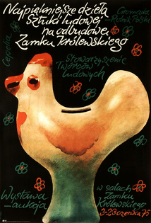 The Best Folk Art Crafts . Swierzy Waldemar . exhibition poster . year 1975