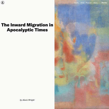 The Inward Migration in Apocalyptic Times – Alexis Wright