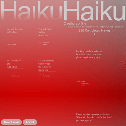 Haiku-Haiku