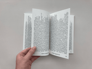 A personal publishing of 'Paixão Seguno G.H.' by Clarice Lispector, 2021