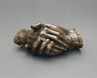  Clasped Hands of Robert and Elizabeth Barrett Browning
