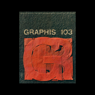 Graphis 103, 1962. Cover design by Pino Tovaglia