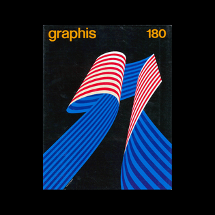 Graphis 180, 1975. Cover design by Franco Grignani