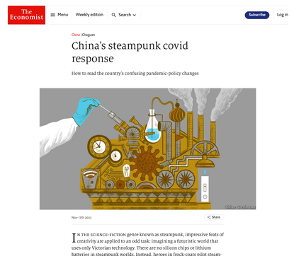 China's steampunk covid response