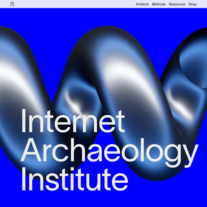 Internet Archaeology Institute