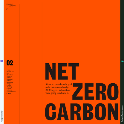 Net Zero Carbon - Responsibility Report 2021