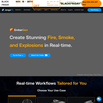 EmberGen: Real-Time Fluid Simulations For Fire, Smoke, And Explosions!