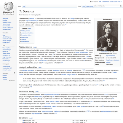 To Damascus - Wikipedia