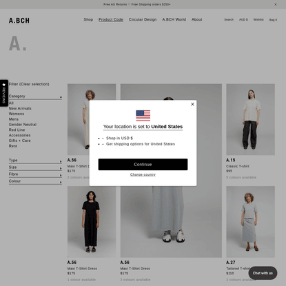 A.BCH | A Circular Fashion Label | Shop All