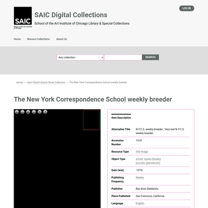 The New York Correspondence School weekly breeder