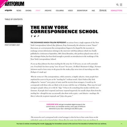 The New York Correspondence School