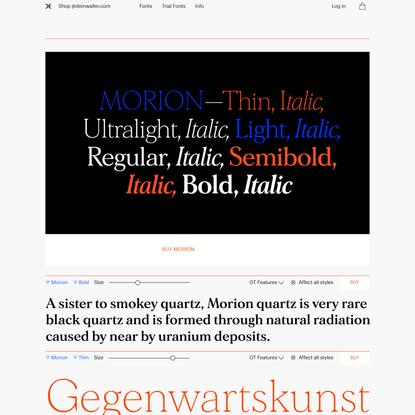 Shop @deinwaller.com: Morion