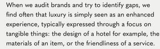 What is luxury 