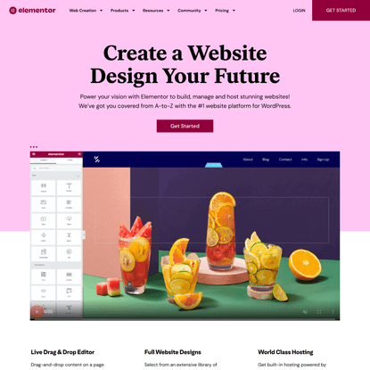 Elementor: #1 Free WordPress Website Builder | Elementor.com