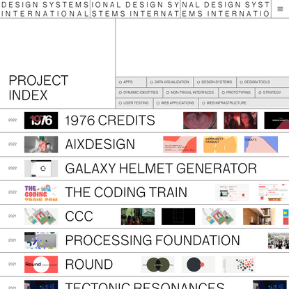 Project Index / Design Systems International