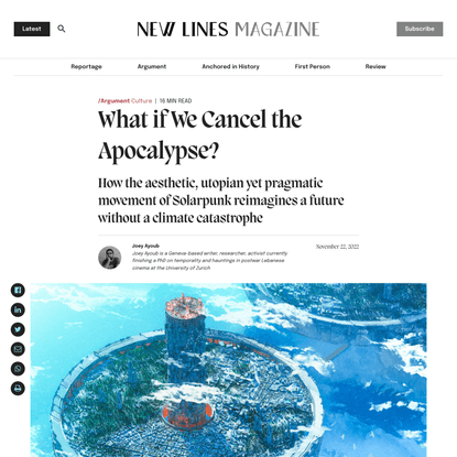 What if We Cancel the Apocalypse?
