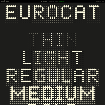 Maxitype | Eurocat