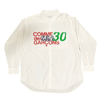 SPOT closet. on Instagram: “AD1998 COMME des GARCONS
伊勢丹 ANNEX 30th Anniversary Shirt
Size Free”