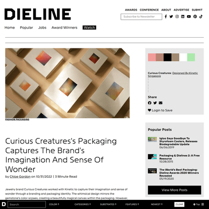 Curious Creatures’s Packaging Captures The Brand’s Imagination And Sense Of Wonder