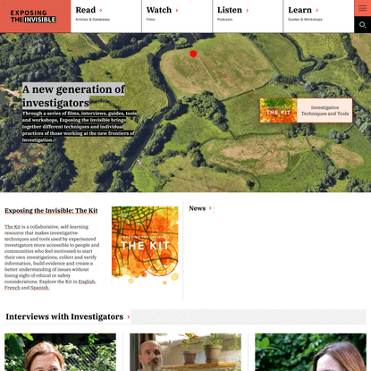 Resources and tools for journalists, researchers and investigators