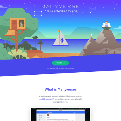 Manyverse – a social network off the grid