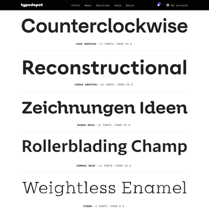 Typedepot