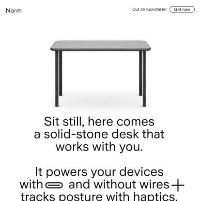 Desk that works with you