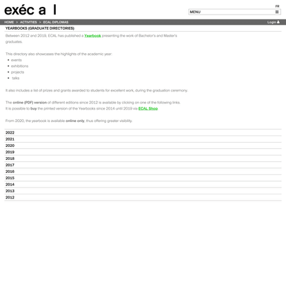 ExEcal website