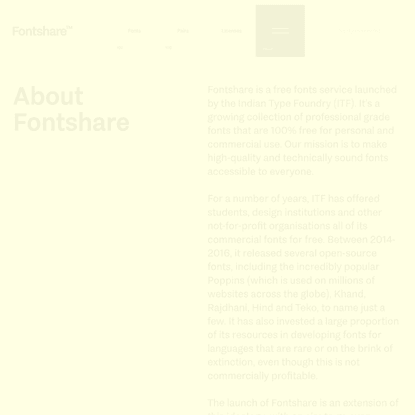 Fontshare: Quality Fonts. Free.