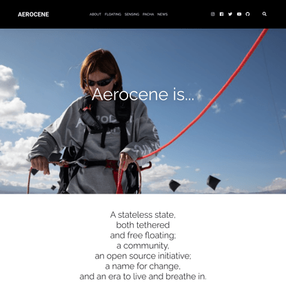 Aerocene – Fly around the world, free from borders, free from fossil fuels