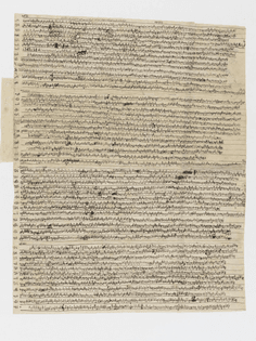 Weaving code (Talim) of ink on paper, Kashmir, 19th century