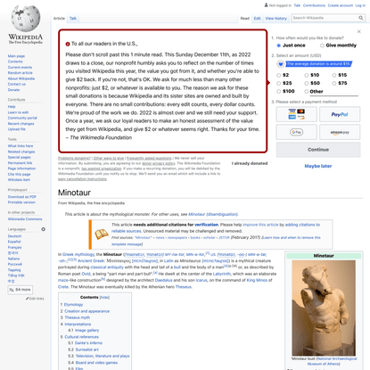 Minotaur - Wikipedia