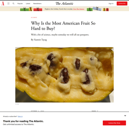 Why Is the Most American Fruit So Hard to Buy?