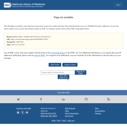 Page not available - PMC