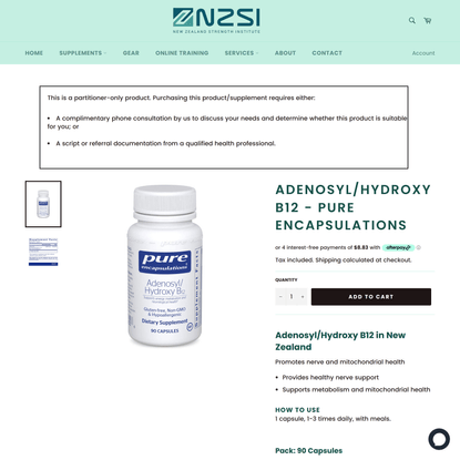 Adenosyl/Hydroxy B12 - Pure Encapsulations