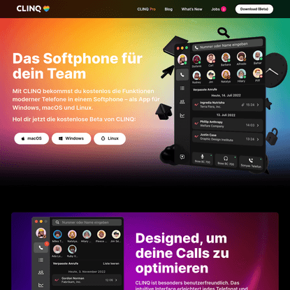CLINQ - Das kostenlose Cloud-Softphone mit CRM-Integration