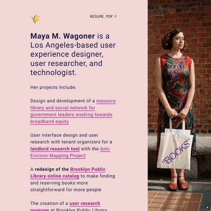 Maya M. Wagoner