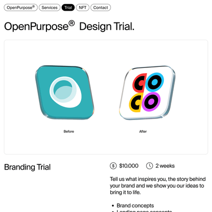 OpenPurpose® Design Trial