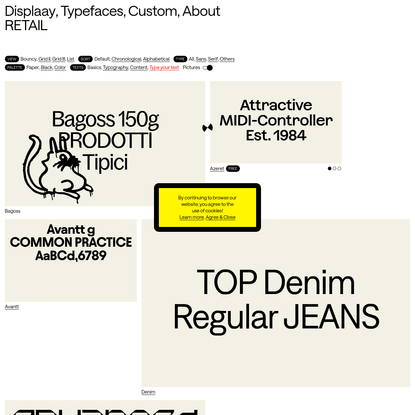 Retail - Displaay Type Foundry
