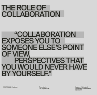 MOUTHWASH on Instagram: "What does collaboration mean to you? Hear our thoughts in our most recent podcast episode, then continue the conversation with us in the comments 💬"