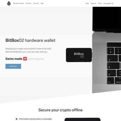 BitBox hardware wallet by Shift Crypto 🇨🇭