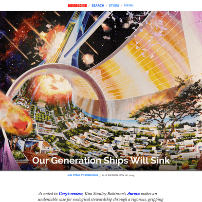 Our Generation Ships Will Sink | Boing Boing