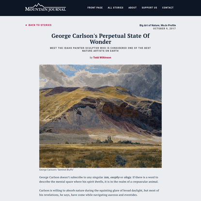 Meet George Carlson, One Of The Best Nature Artists On Earth