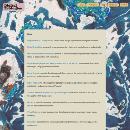 Links, Digital Ecologies