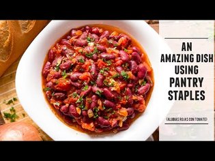 A Pantry Recipe That´s Actually Good | Garlic Kidney Beans with Tomatoes