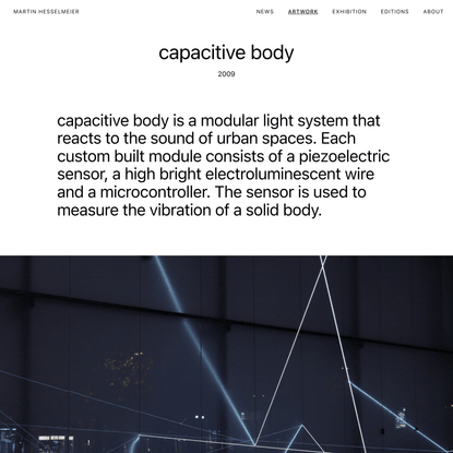 capacitive body · Martin Hesselmeier