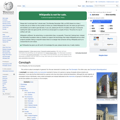 Cenotaph - Wikipedia
