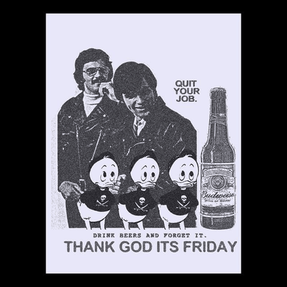 Matt Barnes on Instagram: “TGIF -- #dailyposter #graphicdesign #xerox #tgif #thankgod”