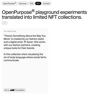 OpenPurpose® NFT