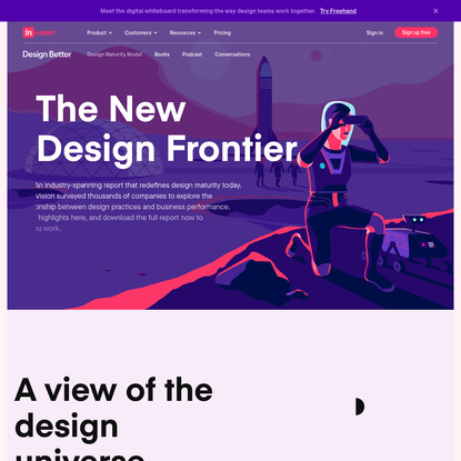 Design Maturity Model by InVision: The New Design Frontier